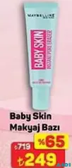 MAYBELLİNE BABY SKİN MAKYAJ BAZI 22 ML fiyat ve kampanya bilgisi